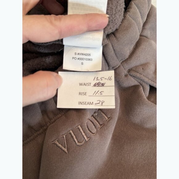 VUORI Women’s Restore Sweatpant Sz Small Chia Organic Cotton Blend Sustainable - Picture 2 of 10